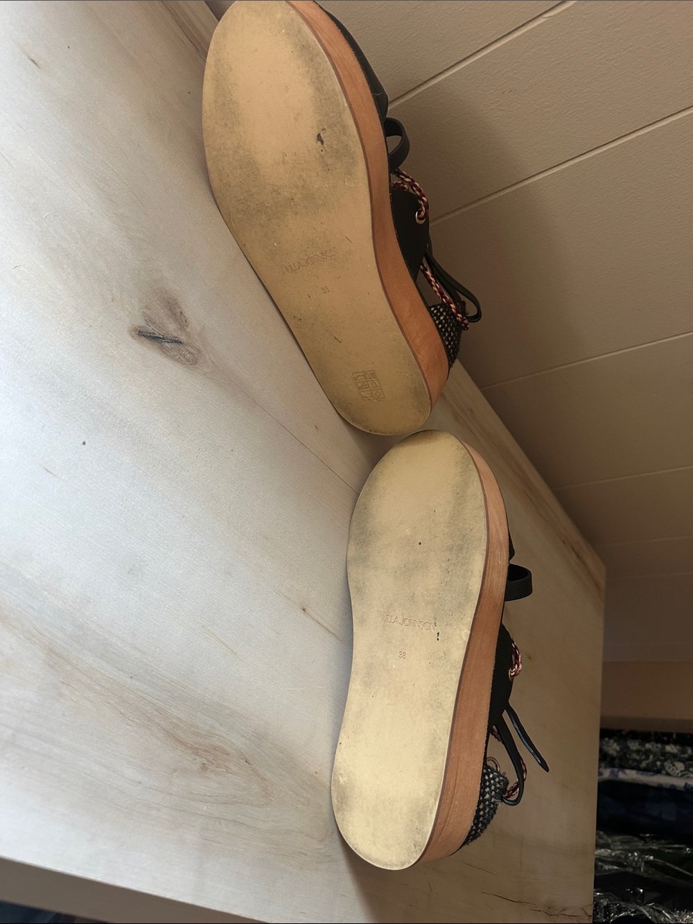 Ulla Johnson Salinas Twisted Rope Leather Flatform sandals - Picture 15 of 15